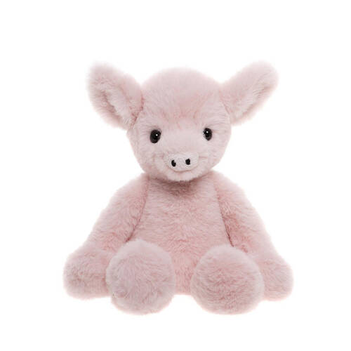 Charlie Bears Truffles the Piglet Medium Kids Plush Toy 0Y+ Pink