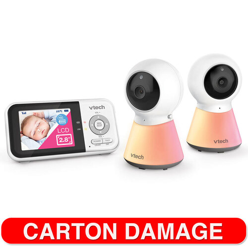 VTech BM3350N 2-Camera 7cm Full Colour Baby Monitor Home Security