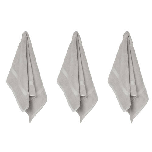 3PK Ardor St Regis Collection 50x80cm Bath Mat Silver