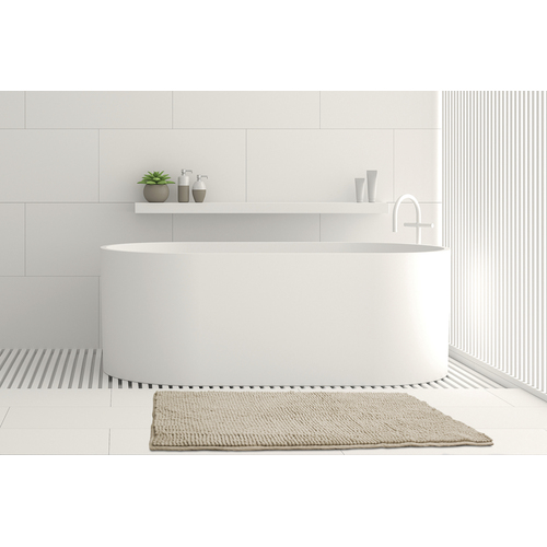 Ardor Toggle 50x80cm Bath Mat Stone