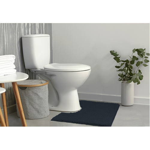 Ardor Toggle 50x50cm Contoured Bath Mat Navy
