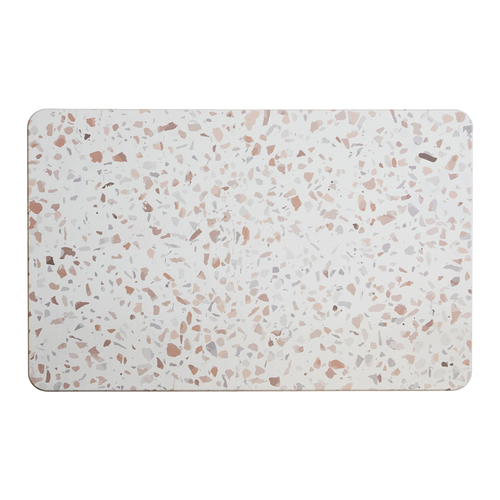 Algodon Dri Moisture Wicking Bath Stone/Mat Terrazzo 60x39cm