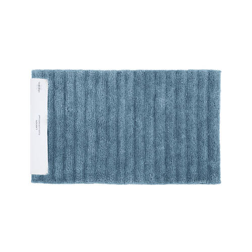 Algodon Lawson Plush Bath Ultra-Soft Floor Mat Denim 50x80cm