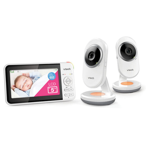 VTech BM5250N 2 Camera 13cm Full Colour Video & Audio Baby Monitor