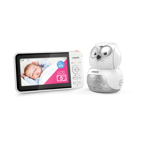 VTech Full Colour Pan & Tilt Baby Video Monitor Single Camera - White
