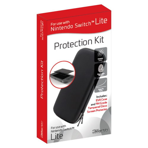 3rd Earth Protection Kit w/ Case/Screen Protector For Nintendo Switch Lite