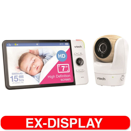 VTech BM7750HD 18cm HD Pan & Tilt Full Colour Video & Audio Baby Monitor