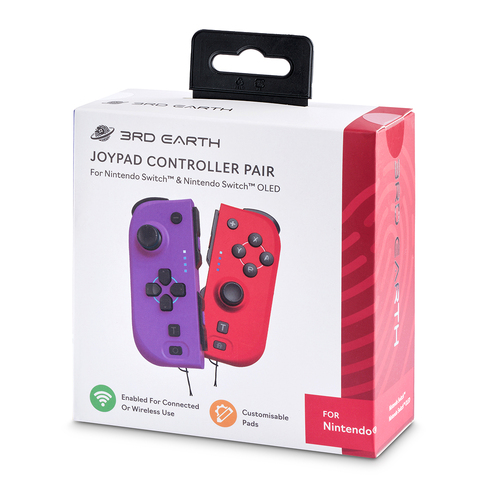 3rd Earth Joypad Controller Pair For Nintendo Switch Scarlet & Violet