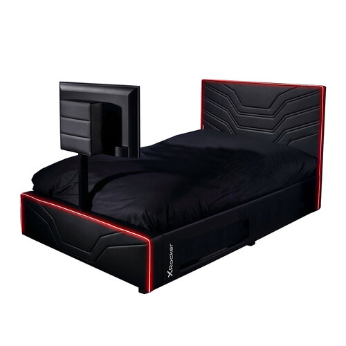 X Rocker Oracle Junior Single Gaming Bed Frame w/ Twist TV Mount