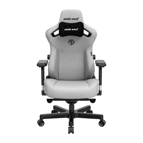 AndaSeat Kaiser 3 Series Premium Large Gaming Chair Work Seat - Grey Fabric