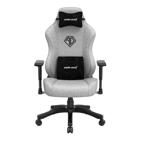 AndaSeat Phantom 3 Ergonomic Gaming Chair Seat - Grey Fabric