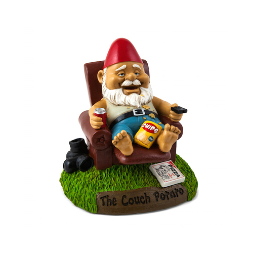 BigMouth Inc. 23cm The Couch Potato Garden Gnome Ornament Decor
