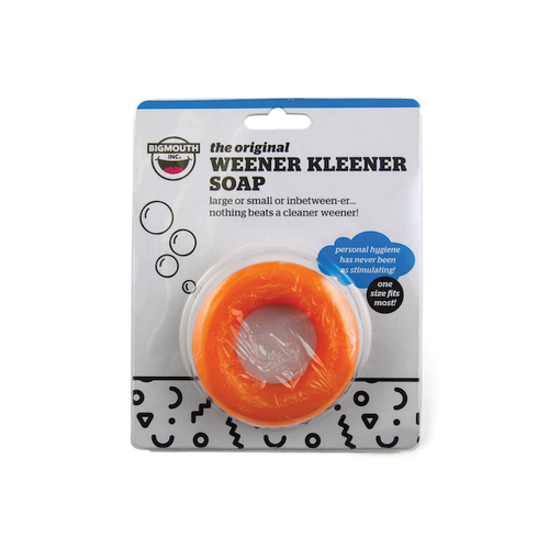 BigMouth Inc. The Weener Kleener Soap Men's Novelty Gift - Orange