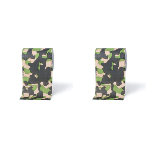 2PK BigMouth Inc. Camoflauge Novelty Gift Toilet Paper Roll