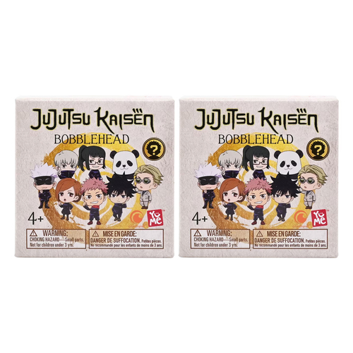 2PK Jujutsu Kaisen Bobble Head - Anime Mystery Blind Box Assorted 3+