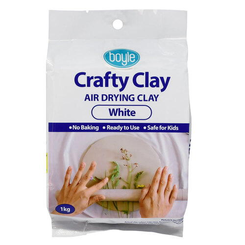 Crafty Clay Air Drying 1kg White