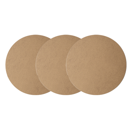 25PK Boyle Craft 25x0.3cm MDF Round Placemat - Natural