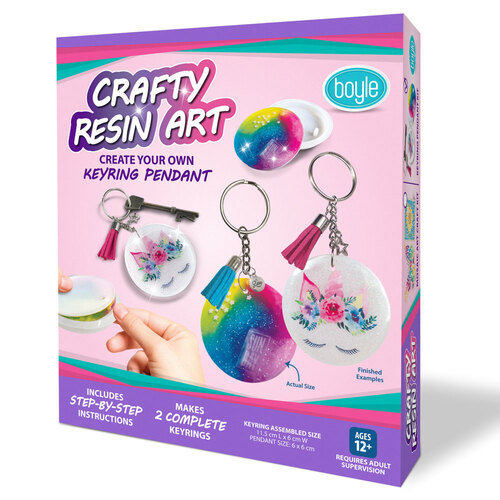 Crafty Resin Art Keyring Project Kit