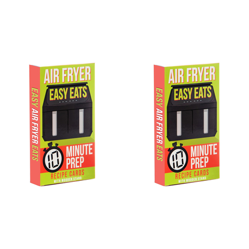 2PK Boxer Gifts Easy Eats Air Fryer Recipe Cards Home/Kitchen Cooking