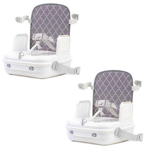 2PK BenBat YummiGo 2 in 1 Feed & Go Booster and Storage Case - Grey