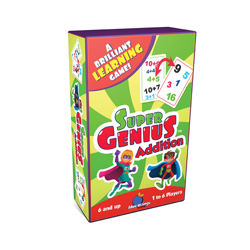 Blue Orange Games Super Genius Addition Learning Game Kids 6y+
