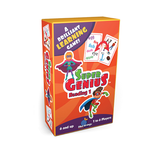 Blue Orange Games Super Genius Reading 1 Learning Game Kids 6y+