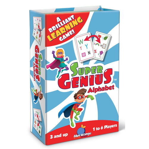 Blue Orange Games Super Genius Alphabet Card Kids 3y+