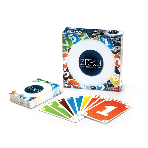 Blue Orange Games Zero Down 2-5 Players KIds/Children Fun Card Game 8y+