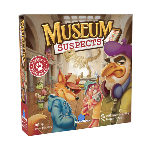 Blue Orange Games Museum Suspects 2-4 Players Kids/Children Fun Game 8y+
