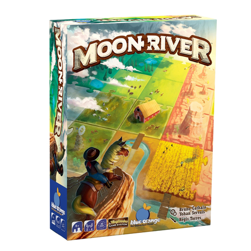 Blue Orange Games Moon River The Next Level of Kingdomino Kids Fun Game 8y+