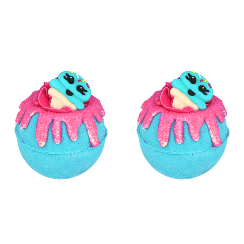 2PK Bomb Cosmetics Blue Raspberry Ice Bath Bomb Blaster