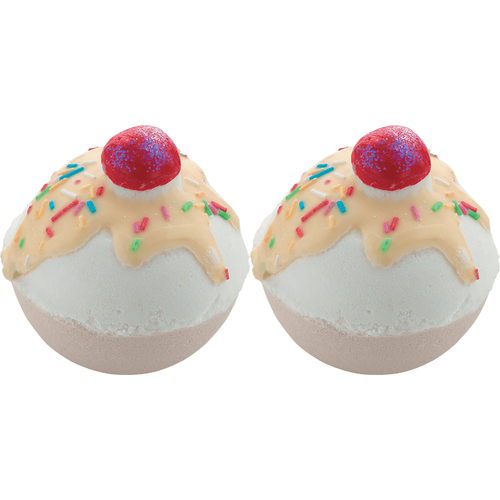 2PK Bomb Cosmetics Cherry Bathe-Well Bath Bomb Blaster Body Fragrance