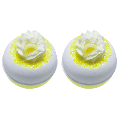 2PK Bomb Cosmetics Lemon Da Vida Loca Bath Bomb Blaster Body Fragrance