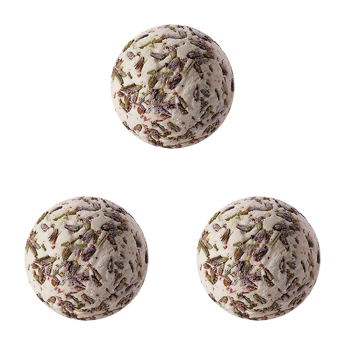 3PK Bomb Cosmetics Lavender Bath Bomb Creamer Body Fragrance