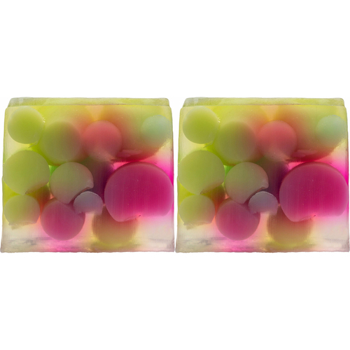 2PK Bomb Cosmetics Bubble Up Bath Soap Slice Bar Body Fragrance