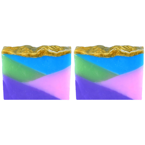 2PK Bomb Cosmetics Rock Slide Scented Soap Slice Bar Fragrance
