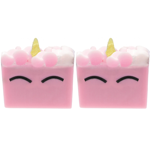 2PK Bomb Cosmetics U-nicorn Can Do It Scented Soap Slice Bar