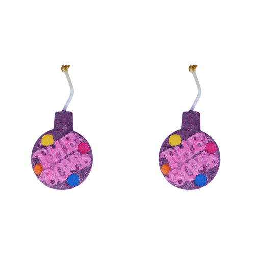 2PK Bomb Cosmetics Fizzy Rascal Watercolours Bath Bomb