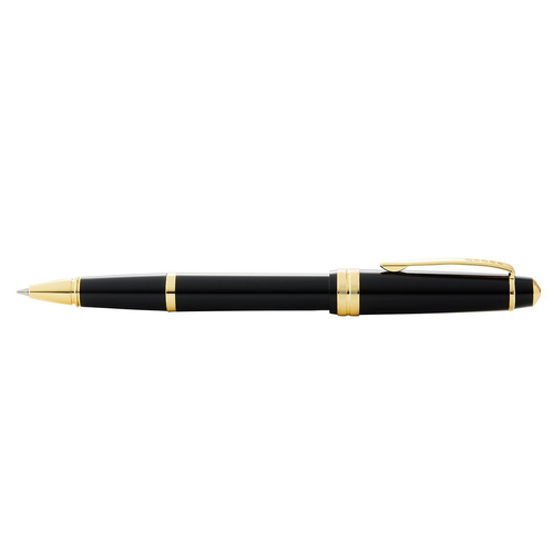 Cross Bailey Light Gloss Rollerball Pen Writing Stationery Black/Gold