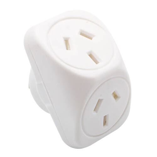 The Brute Power Co Double Adaptor - Angled