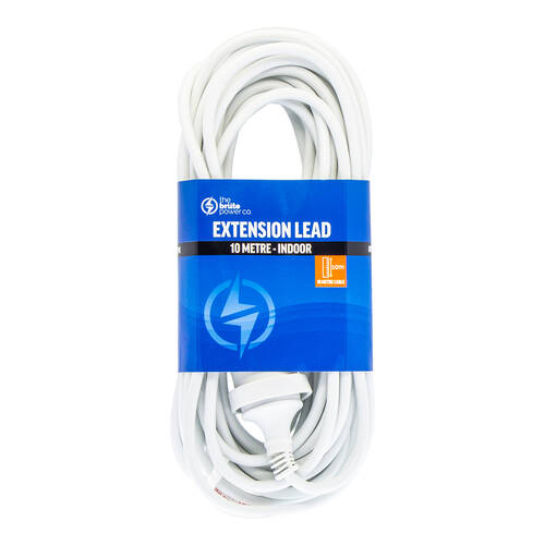The Brute Power Co 10m Extension Lead 2400W- White