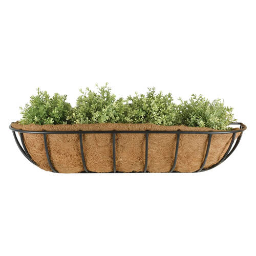 Esschert Design Window Box/Hayrack Carbon Steel Black