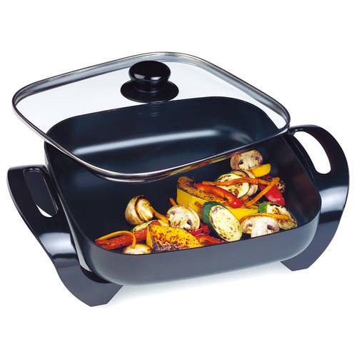 29cm Electric Square Non-Stick Frypan Cooker