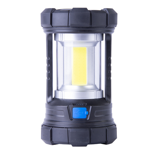 Brillar Nomad Rubber Lantern Powerbank w/Cable - Black