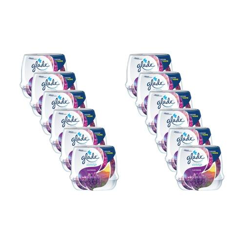 12PK Glade Cone Scented Gel Air Freshener Home Fragrance Lavender 180g