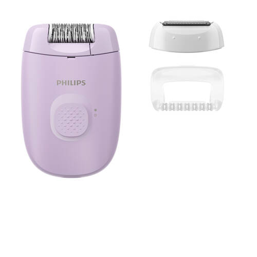 Philips Series 2000 Electric Epilator w/ 2 Attachments - White