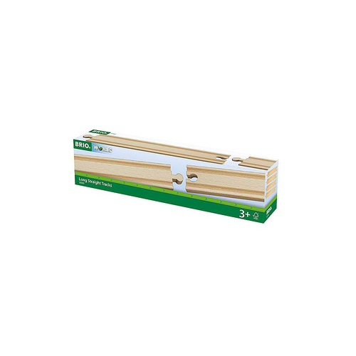 4pc Brio Long Straight Tracks Kids/Childrens Play Toy 3y+