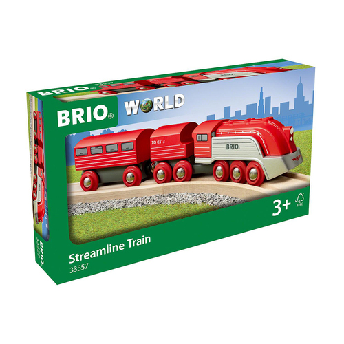 3pc Brio Streamline Train Kids/Childrens Pretend Play Toy 3y+