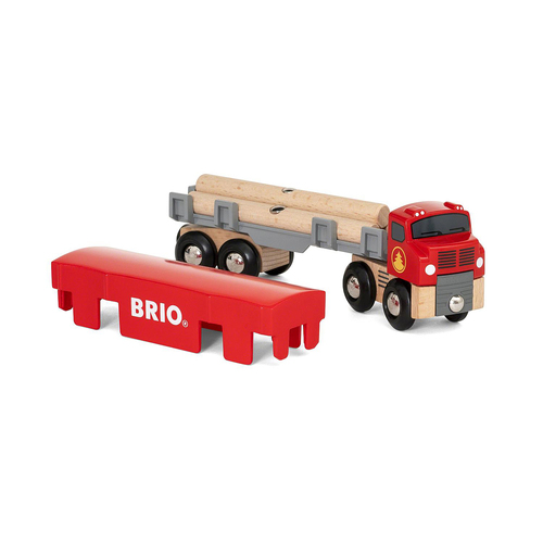 6pc Brio Lumber Truck Kids/Childrens Pretend Play Toy 3y+