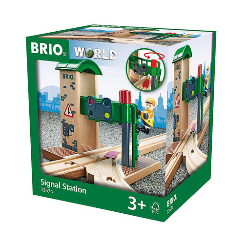 2pc Brio Signal Station Kids/Childrens Play Toy 3y+ 